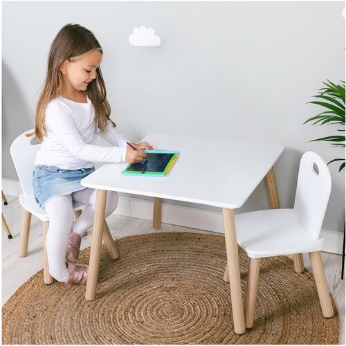 Freeon Miza Athena z dvema stolčkoma - bela 40437 Cene