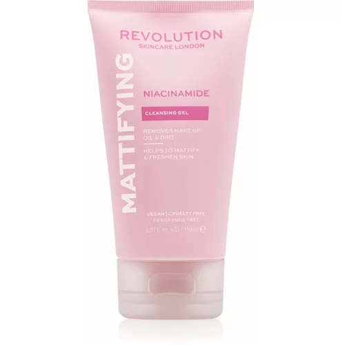 Revolution Niacinamide Mattifying gel za čišćenje 150 ml za žene
