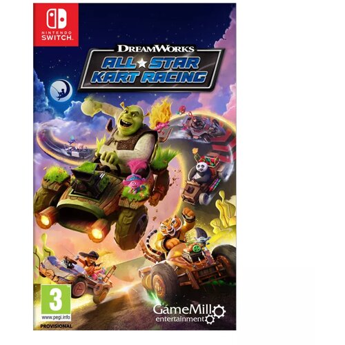 Gamemill Entertainment dreamworks all-star kart racing (nint Cene