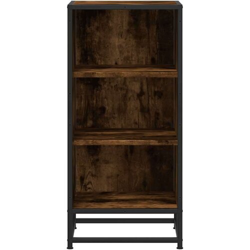 VidaXL Komoda boja hrasta 35,5x35x76 cm konstruirano drvo i metal Slike