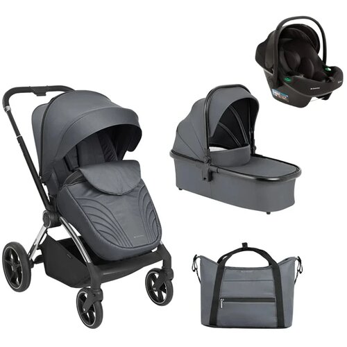 Kikka Boo kolica za bebe 3u1 Kara Grey, 0m+ Cene
