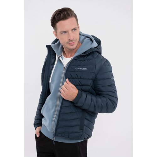 Volcano man's Jacket J-Ostin Navy Blue Slike