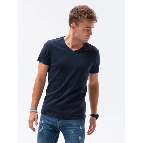 Ombre Men's classic BASIC v-neck T-shirt