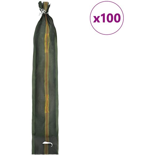  Vreće s pijeskom 100 pcs Zelena 120 x 27 cm HDPE Slike