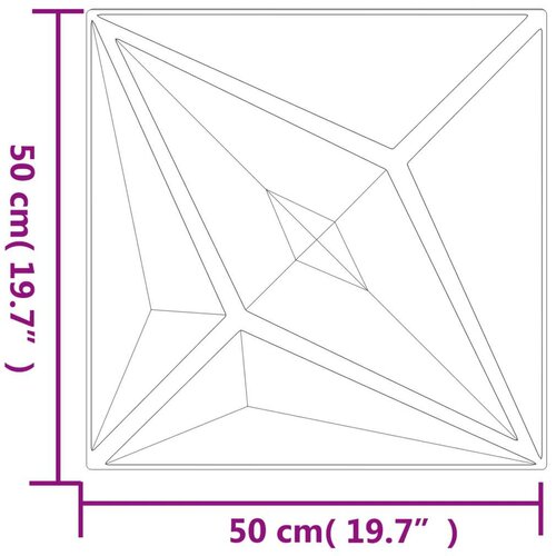  Zidne panele Zvijezda 24 pcs Crna zvijezda 50 x 50 cm XPS pjena - Crna zvijezda 24 Slike