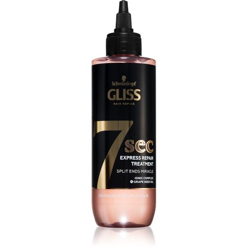 Schwarzkopf Gliss 7 sec regenerirajuća njega za vrlo oštećenu kosu s ispucanim vrhovima 200 ml Cijene