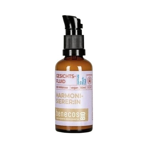 Benecos bio organski fluid za lice od divlje ruže Slike