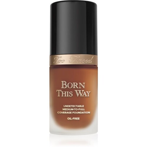 Too Faced Born This Way Flawless Coverage Natural Finish Foundation puder s visokim prekrivanjem za prirodan izgled nijansa Spiced Rum 30 ml Cijene