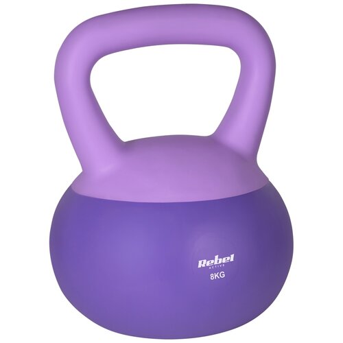 Rebel ACTIVE Meka vinilna girja rusko zvono Soft Kettlebell 8kg RBA-2333-08 Slike