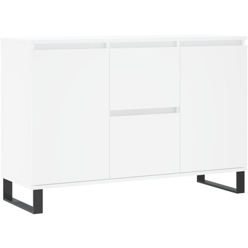 Maison Chic Komoda - Predalnik bela 104x35x70 cm inženirski les, (21716230) Slike