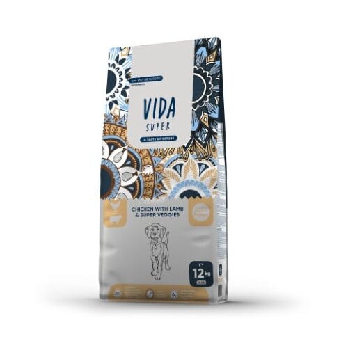 Craftia vida super chicken with lamb &amp;amp; super veggies puppy medium &amp;amp; large breed - 12 kg Slike