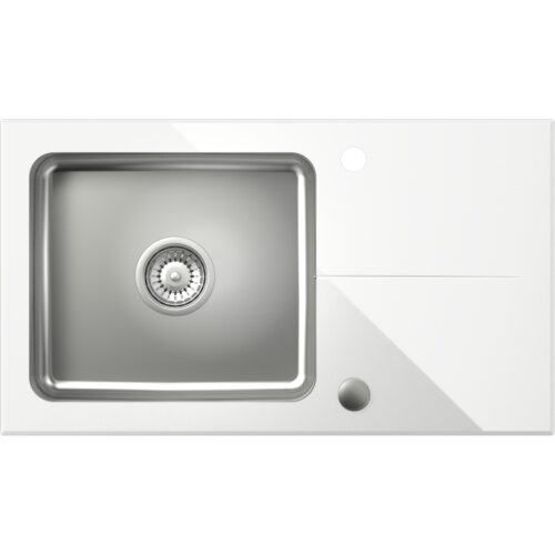 Quadron pomivalno korito Hugh 111, belo Cene
