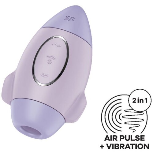 SATISFYER AIR Klitoralni Stimulator Satisfyer Mission Control Lila Slike