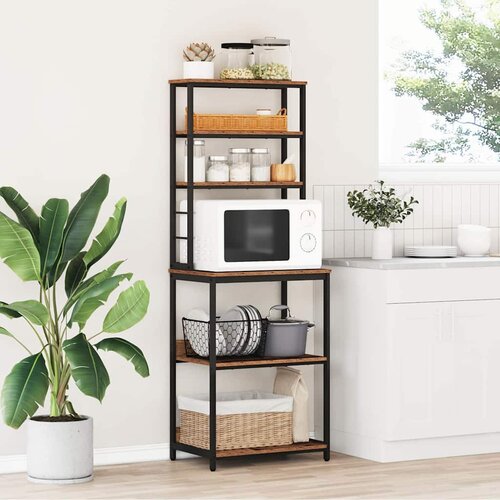 vidaXL Kuhinjska polica Star les 60 x 40 x 168 cm Konstruiran les Cene