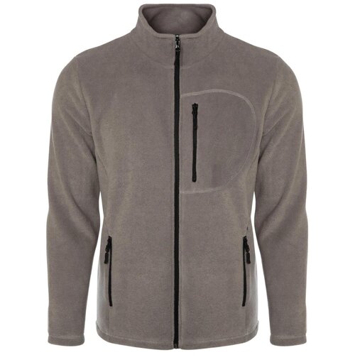 Dewberry 24601 5 Pocket Outdoor Full Zipper Fleece Jacket-DARK GREY Cene