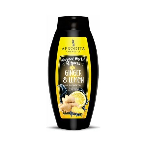 Afrodita Cosmetics ginger & lemon gel za tuširanje 250ml pvc Slike