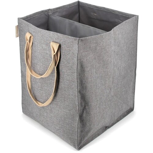 Rolser Siv tekstilni ko&scaron; za perilo 71 l Laundry Hub Tweed duplo &ndash; Cene