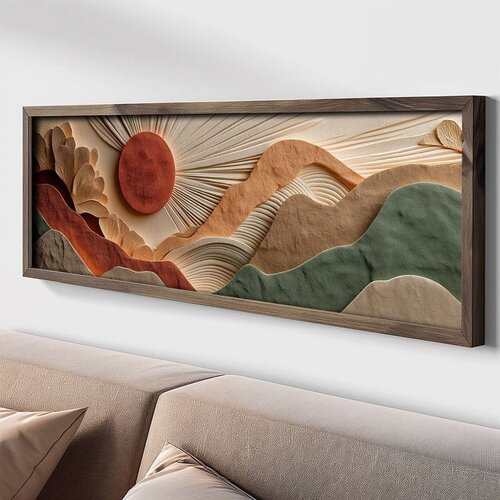WALLXPERT LAC181-150 Multicolor Decorative Framed MDF Painting Cene