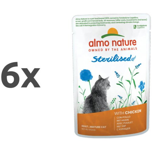 Almo Nature Holistic Sterilised - pi&scaron;čanec - 70 g 6 x 70 g Cene