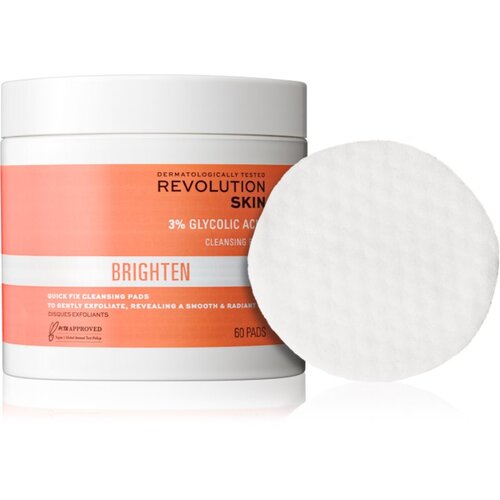 Revolution Brighten 3% Glycolic Acid blazinice za čišćenje 60 kom Cijene