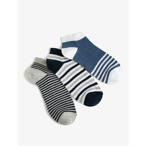Koton 3-Pack Multi Color Striped Socks Booties Cene