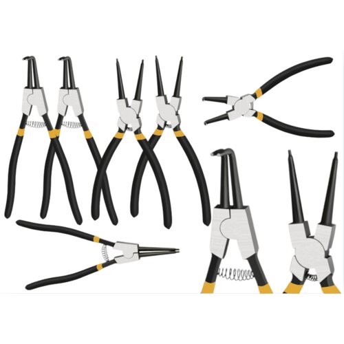  Set of Circlip Pliers Bent Straight 4pcs. Cijene