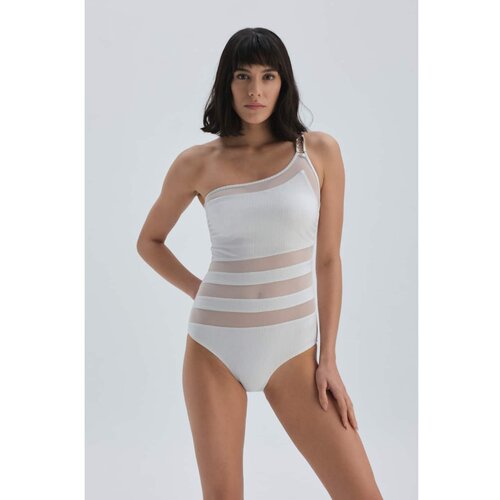 Dagi Swimsuit - White - Plain Cene