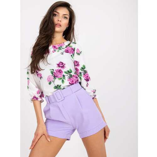 Fashion Hunters Elegant purple shorts with pockets Slike