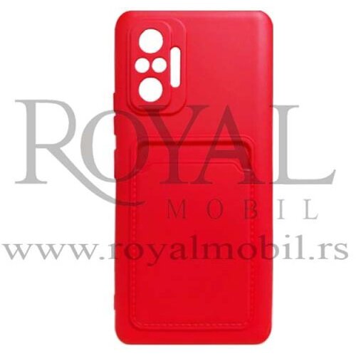  futrola soft sa dzepicem za xiaomi redmi 9C crvena Slike