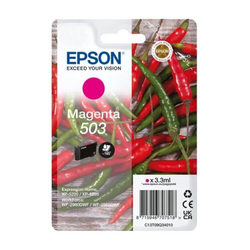 Epson 503 Cyan kartu&amp;scaron;a - Wf-296X, Xp-520X, (22112469) Slike