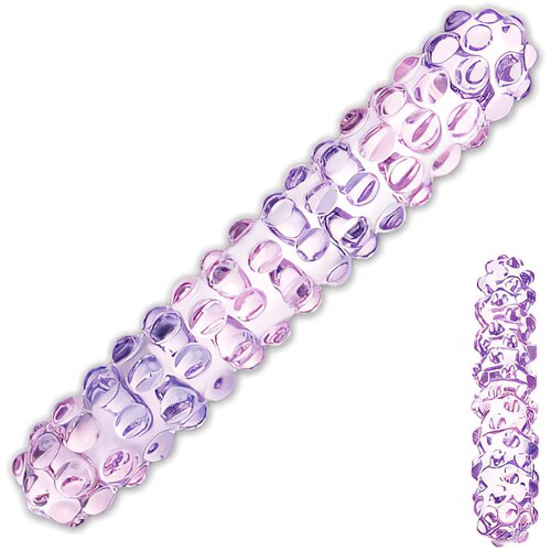 Gläs Purple Rose Nubby Glass Dildo Cijene