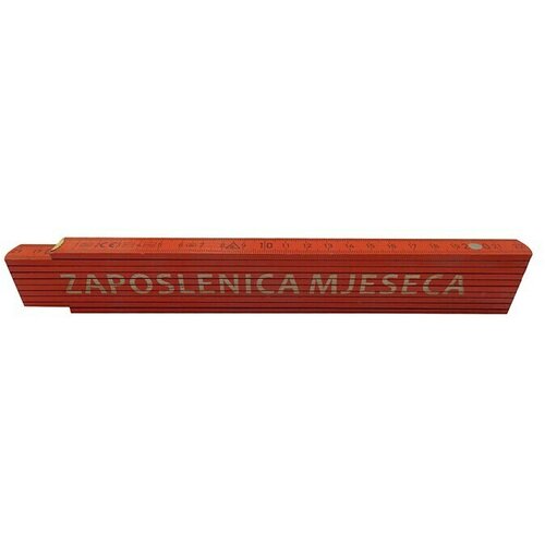  Zidarski metar (Duljina: 2 m, Natpis: Zaposlenica mjeseca, Boja: Crvene boje) Cijene