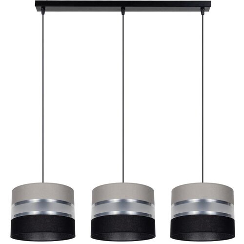  Luster na sajli CORAL 3xE27/60W/230V crno-siva Cene