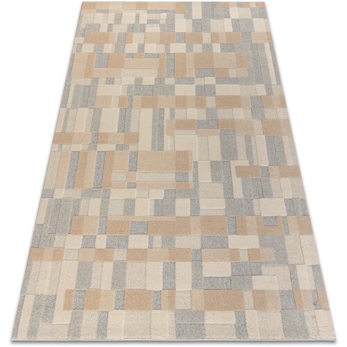 RugsX Preproge FLUX 461.117.SA130 volnena preproga OSTA - geometr 240x340 cm Bež Cene