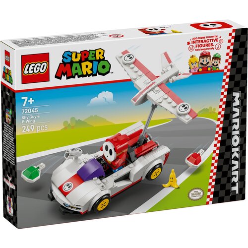 Lego LEGO&amp;reg; Super Mario&amp;trade; - Mario Kart&amp;trade; &amp;ndash; Shy Guy i P-Wing (72045) Slike