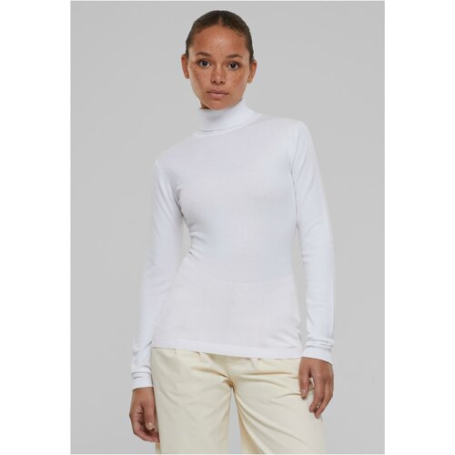UC Ladies Ladies Knitted Turtleneck Sweater white Slike