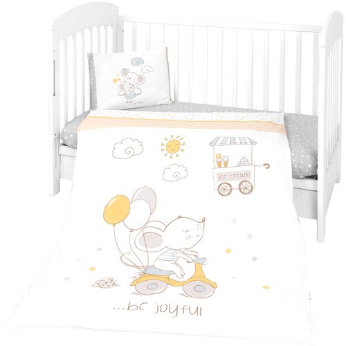 Posteljina navlaka 3 pcs Joyful Mice KKB30119-180 Cene