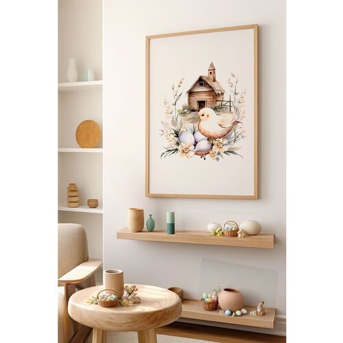 WALLXPERT Arteastermodel65-5070 Vi&scaron;enamenska Dekorativna Slika u Ram Cene