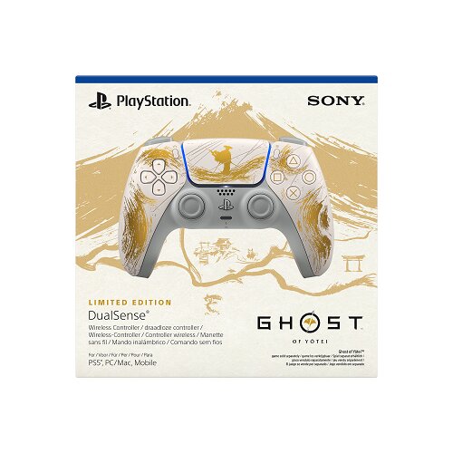 Playstation brezžični igralni plo&amp;scaron;ček dualsense ghost of Yōtei gold le. (PS5) - prednaročilo (izid: 02.10.25) Slike
