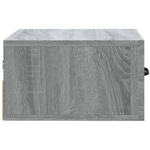  Zidni noćni ormarići 2 kom boja sivog hrasta sonome 35x35x20 cm Slike