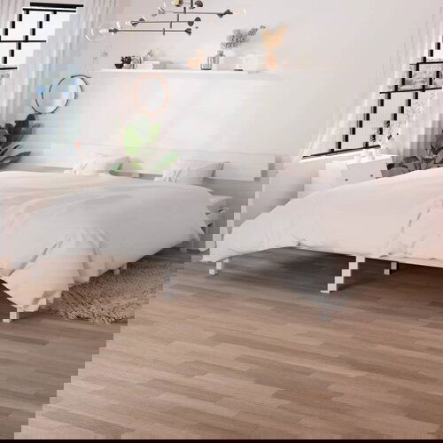 The Living Store Posteljni okvir bel iz trdne borovine 180x200 cm - Posteljni Okvir, (21532112) Cene