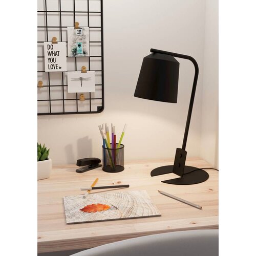 Eglo stolna lampa Oneda 900393, 1x E27, visina 44,5 cm, crna Cene
