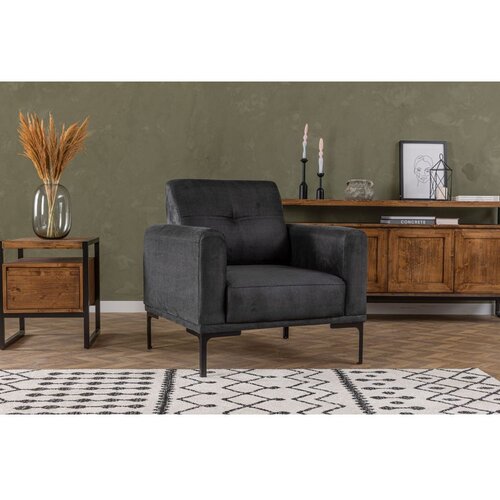  Fotelja Mustang 86x88x88cm Antracit Cene