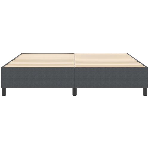  Krevetna platforma Tamno siva 180 x 200 cm Kordura tekstil Slike