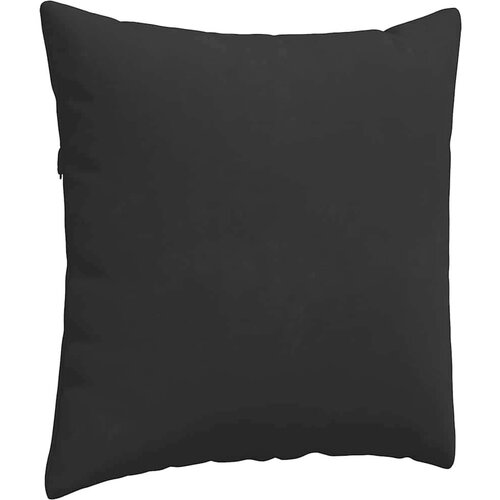 VidaXL jastučići za sofu 2 pcs crna 60 x 60 cm tkanina Slike