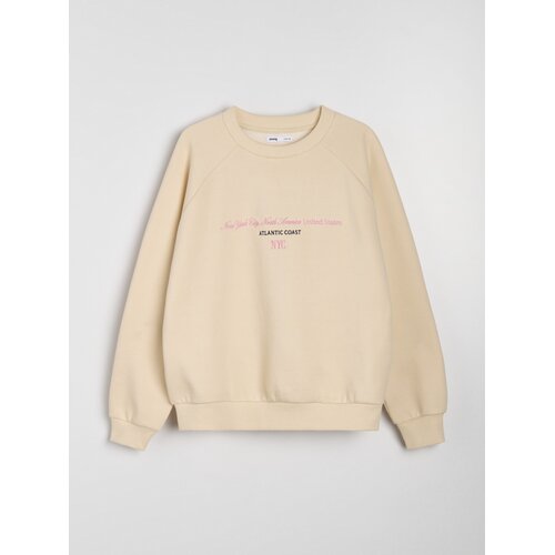 Sinsay Crewneck duks s izvezenim natpisom NYC Slike