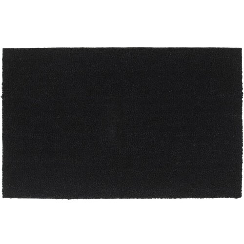 VidaXL Otirač crni 50x80 cm čupavi od kokosovih vlakana Slike