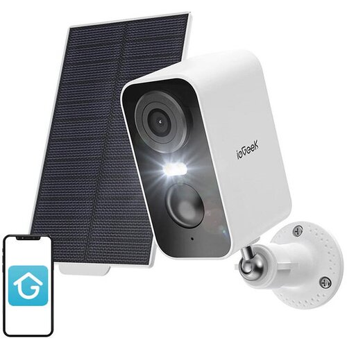 IEGeek ZS-GX3S 3MP WiFi vanjska kamera sa solarnim panelom, bijela Cijene