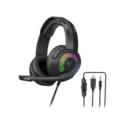 Ovleng GT67 Gaming Headset Black RGB Slike