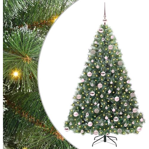  Umjetno božićno drvce s stalakom Zelena 180 cm PE i PVC 109 x 109 x 180 cm Slike
